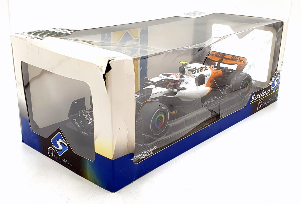 Solido 1/18 Scale S1811203 - McLaren F1 MCL60 Monaco Norris #4 2023