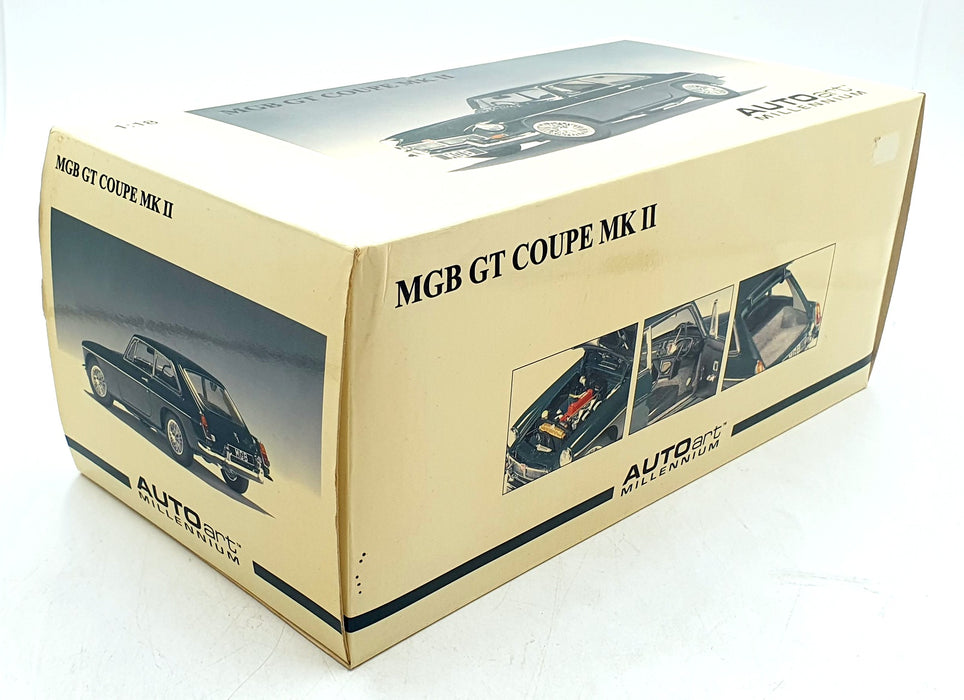 Autoart 1/18 Scale 76602 - MGB GT Coupe MK2 1969 - Racing Green