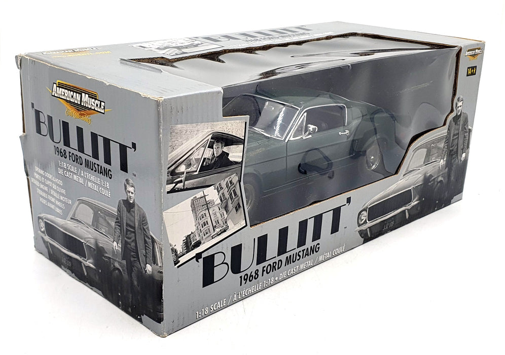 Ertl 1/18 Scale Diecast 36685 - Bullitt 1968 Ford Mustang Steve McQueen