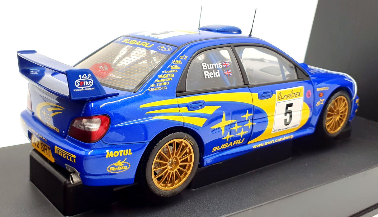 Autoart 1/18 Scale 80192 - Subaru Impreza WRC 2001 Monte Carlo Burns/Reid