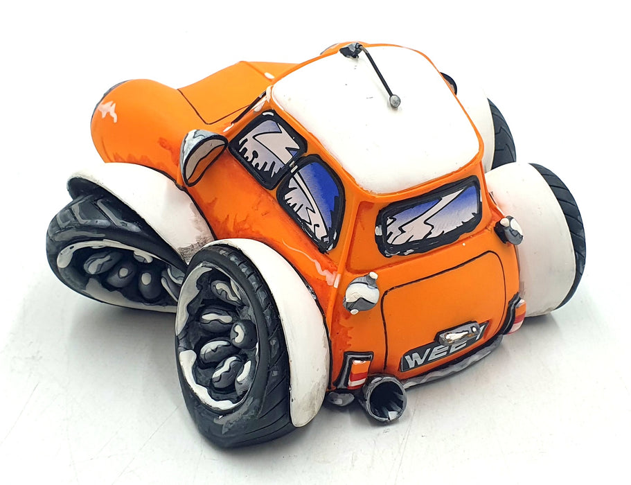 Country Artists 03002 - Speed Freaks Wee One Mini Orange/White - Hand Painted