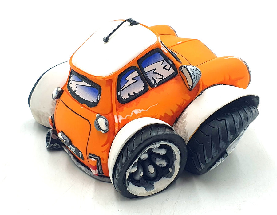Country Artists 03002 - Speed Freaks Wee One Mini Orange/White - Hand Painted