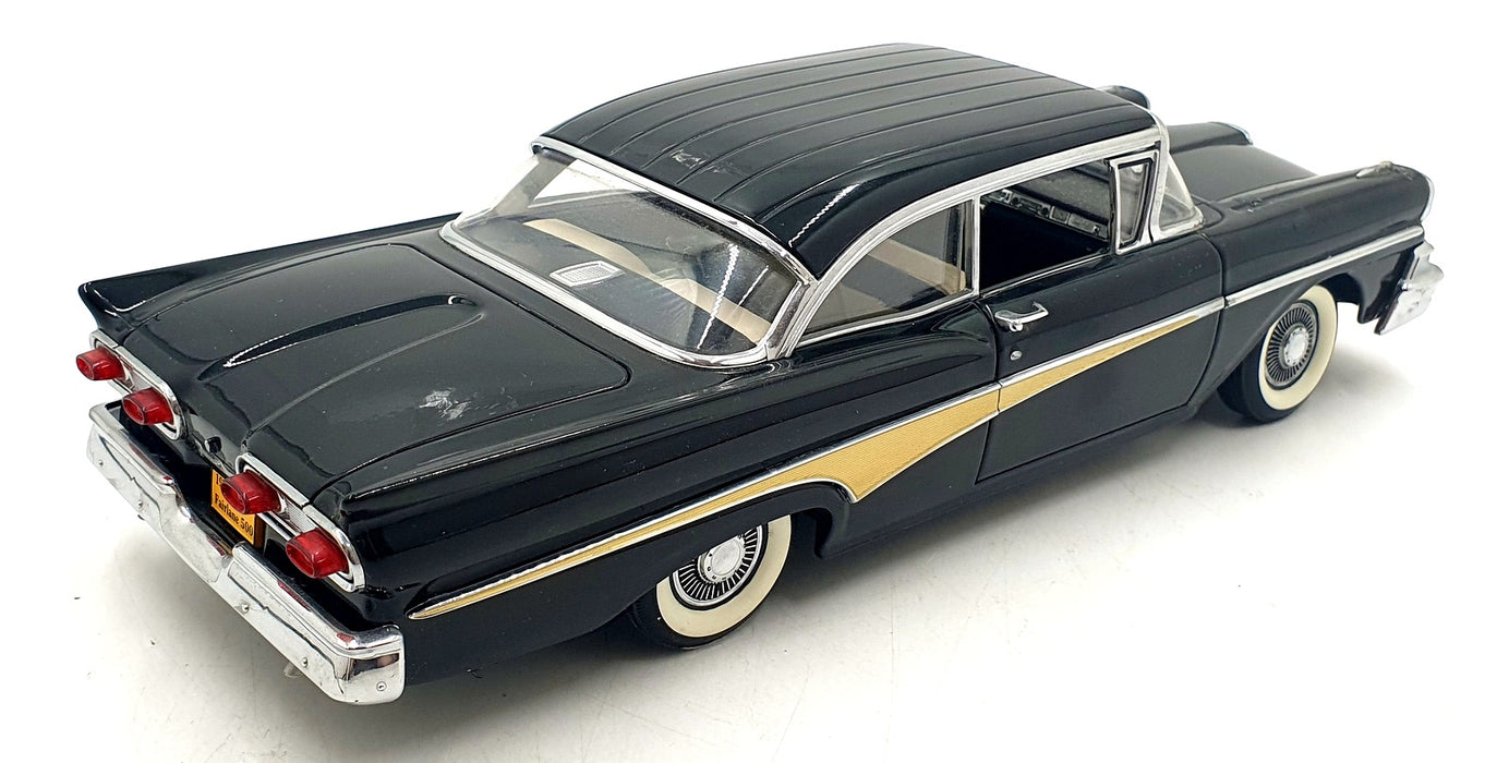 Sun Star 1/18 Scale Diecast 5272 - 1958 Ford Fairlane 500 Hardtop - Raven Black