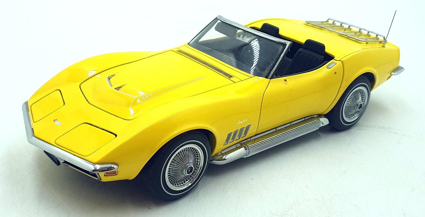 Autoart 1/18 Scale Diecast 71161 - Chevrolet Corvette 1969 - Daytona Yellow