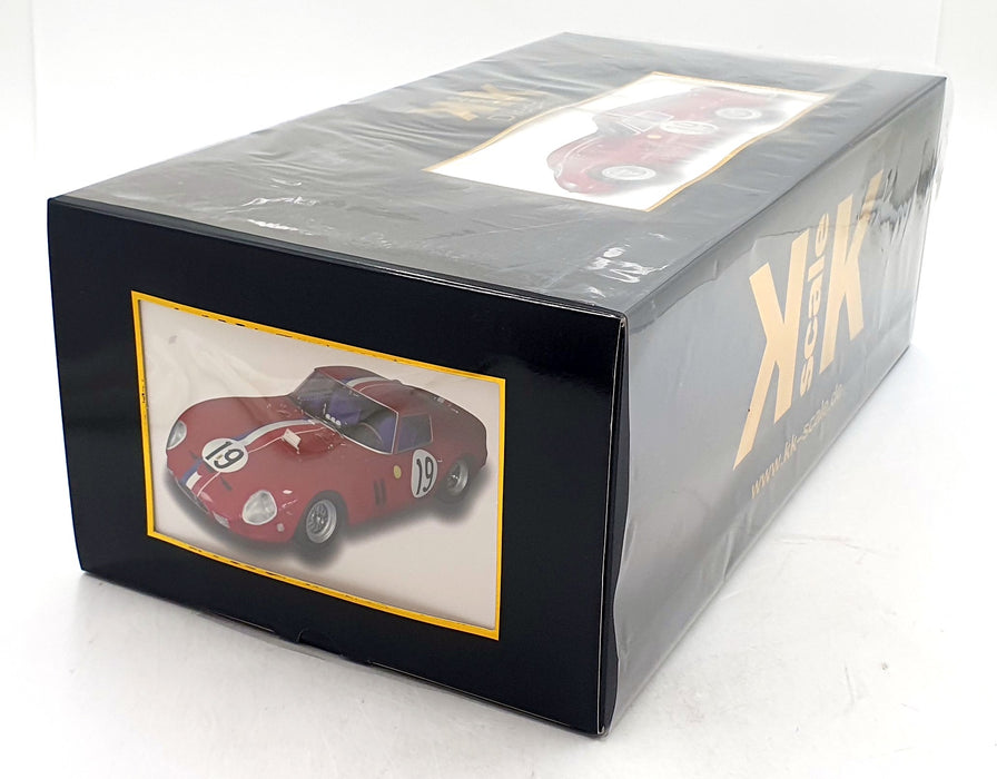 KK Scale 1/12 Scale Diecast KKDC120125 Ferrari 250 GTO #19 Le Mans 1962 Red