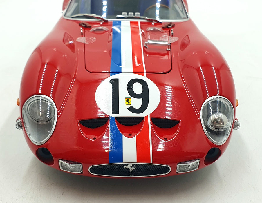 KK Scale 1/12 Scale Diecast KKDC120125 Ferrari 250 GTO #19 Le Mans 1962 Red