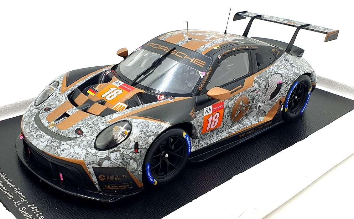 Spark 1/18 Scale Resin 18S701 - Porsche 911 RSR-19 #18 Le Mans 2021