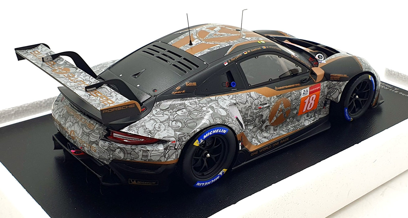 Spark 1/18 Scale Resin 18S701 - Porsche 911 RSR-19 #18 Le Mans 2021