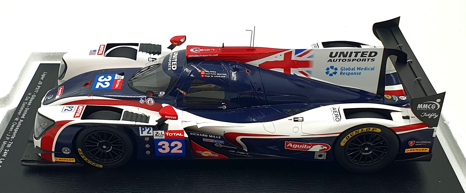 Spark 1/18 Scale Resin 18S401 - Ligier JS P217 Gibson #32 7th Le Mans 2018