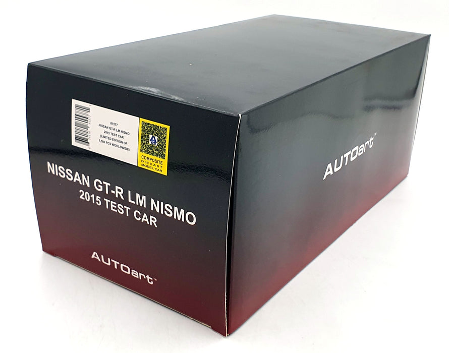 Autoart 1/18 Scale Diecast 81577 - Nissan GT-R LM Nismo 2015 Test Car
