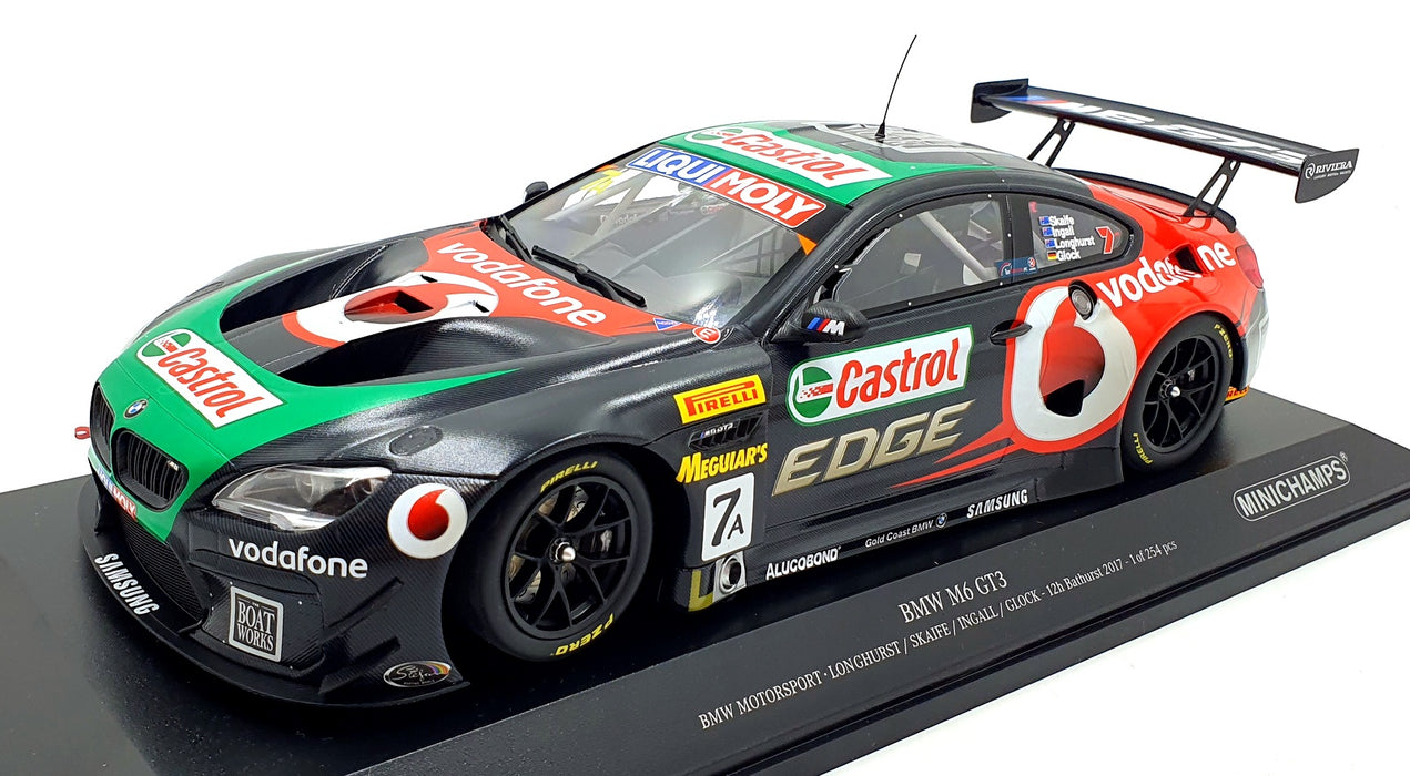 Minichamps 1/18 Scale 155 172607 - BMW M6 GT3 12H Bathurst 2017 Castrol