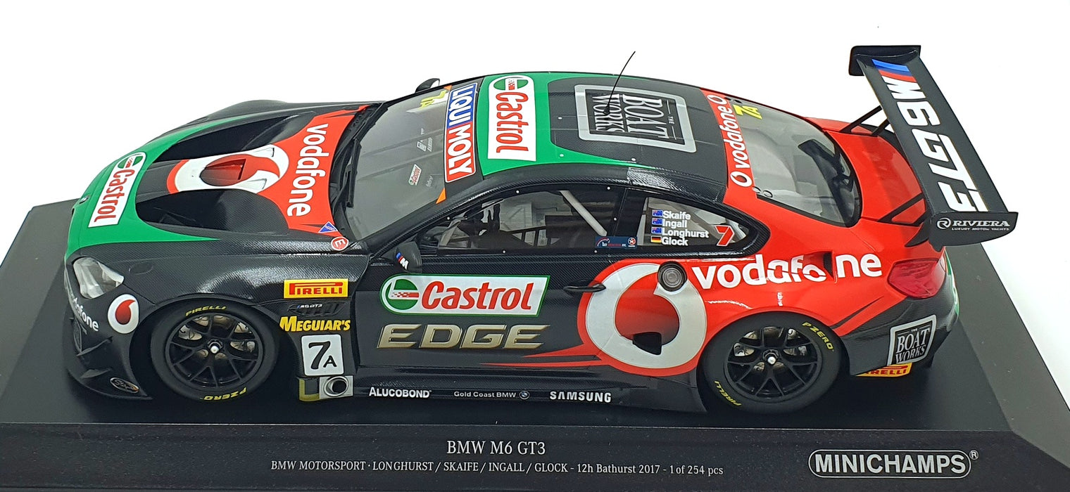 Minichamps 1/18 Scale 155 172607 - BMW M6 GT3 12H Bathurst 2017 Castrol