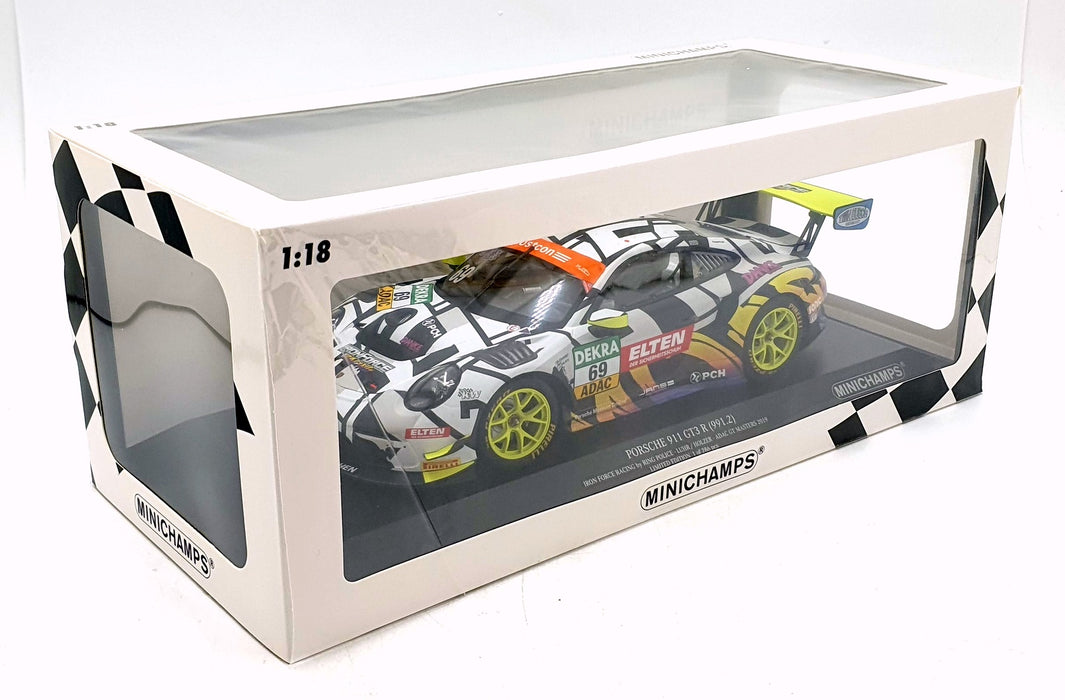 Minichamps 1/18 Scale 153 196099 - Porsche 911 GT3 R 991.2 Iron Force GT 2019