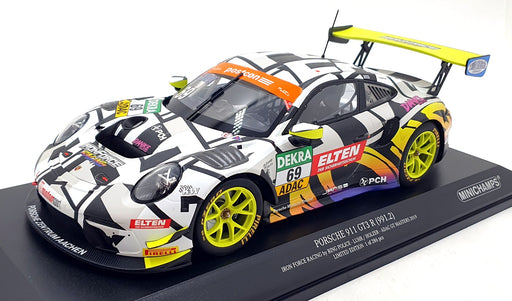 Minichamps 1/18 Scale 153 196099 - Porsche 911 GT3 R 991.2 Iron Force GT 2019