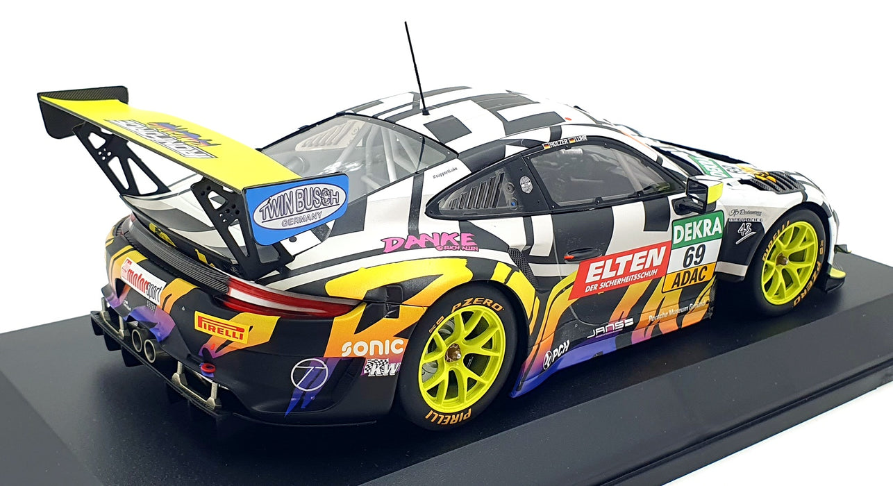 Minichamps 1/18 Scale 153 196099 - Porsche 911 GT3 R 991.2 Iron Force GT 2019