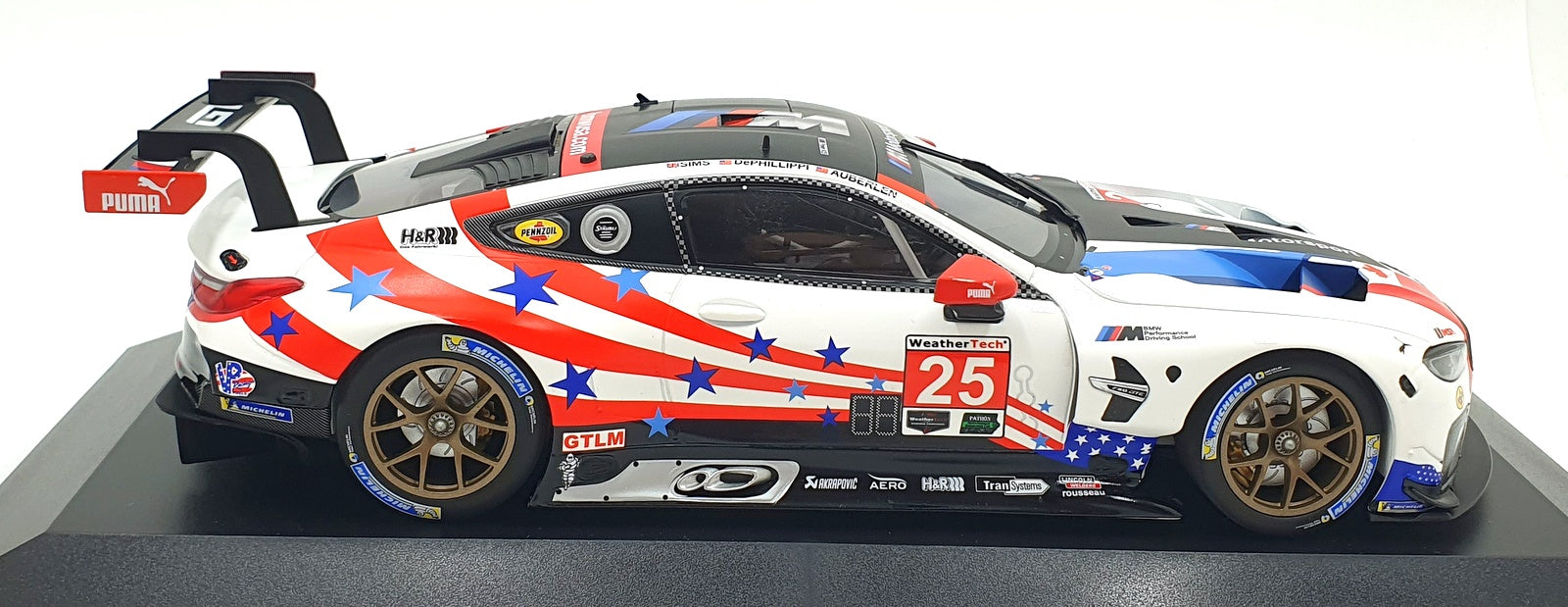 Minichamps 1/18 Scale 155 182995 - BMW M8 GTE RLL Team Watkins G 2018