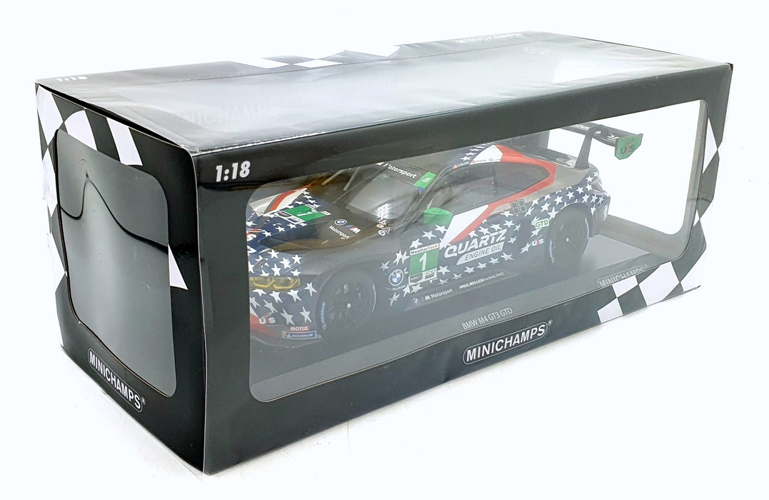 Minichamps 1/18 Scale Diecast 155 222011 - BMW M4 GT3 GTD PM Racing IMSA 2022
