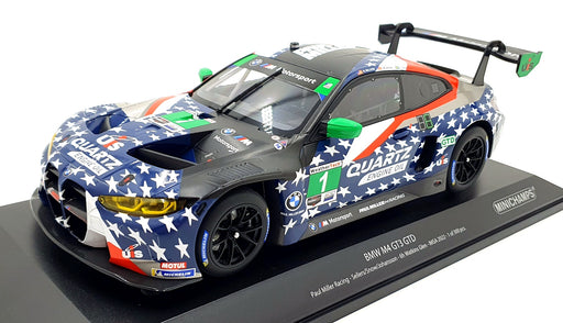 Minichamps 1/18 Scale Diecast 155 222011 - BMW M4 GT3 GTD PM Racing IMSA 2022