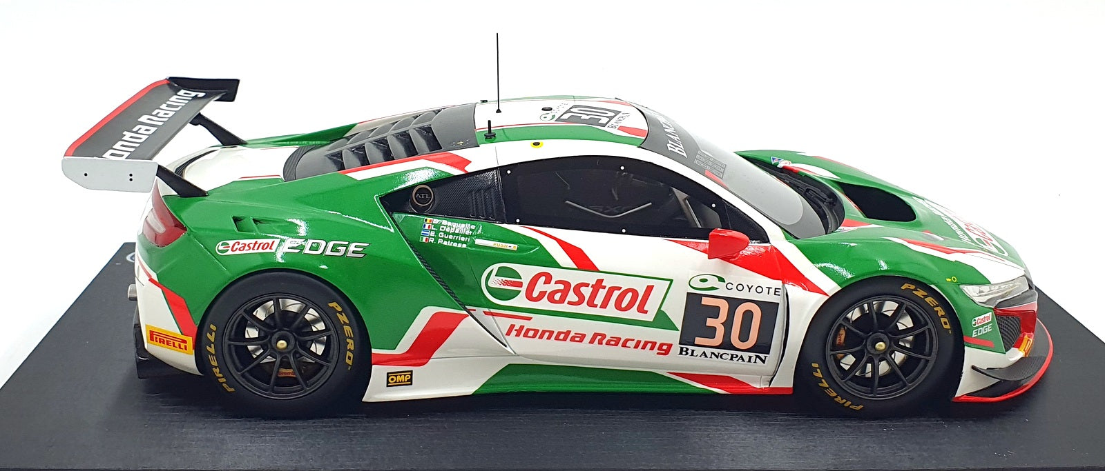 Top Speed 1/18 Scale TS0269 - Acura NSX GT3 #30 Spa 2018 Castrol Hong Racing