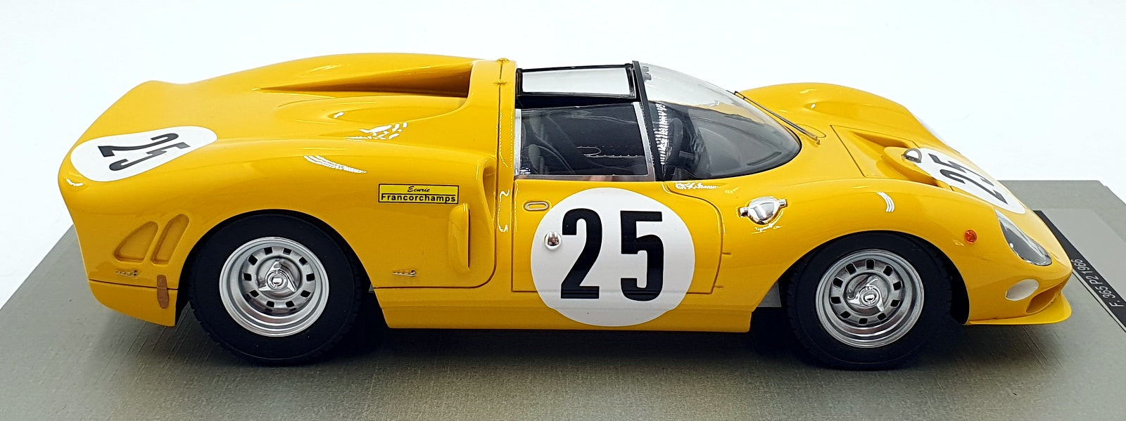 Tecnomodel 1/18 Scale TM18-20E - Ferrari 365 P2 Daytona 1966 #25 - Yellow