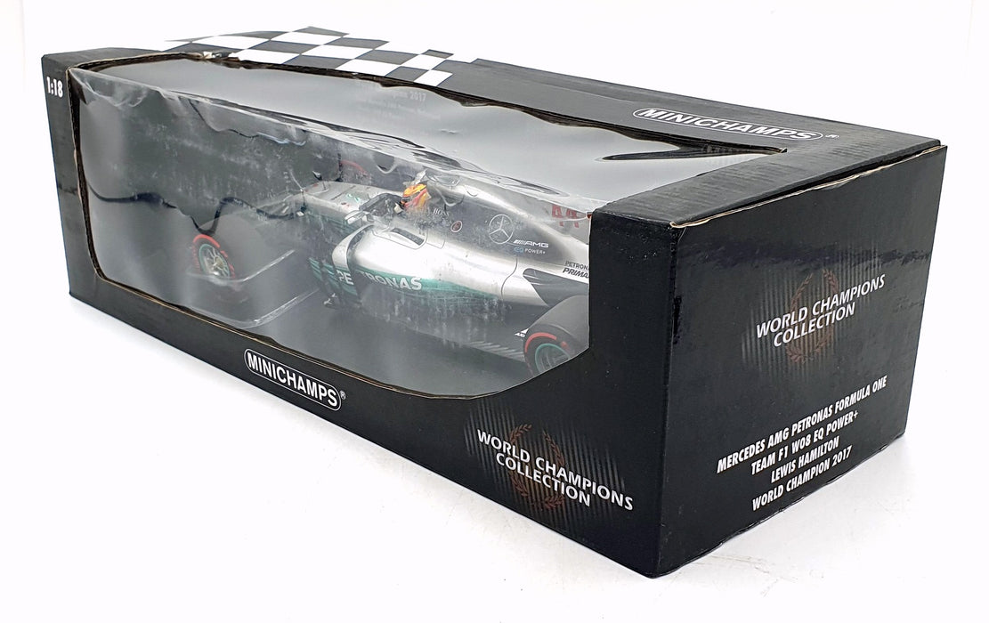 Minichamps 1/18 Scale 186 170044 - Mercedes F1 W08 L.Hamilton #44 2017 WC