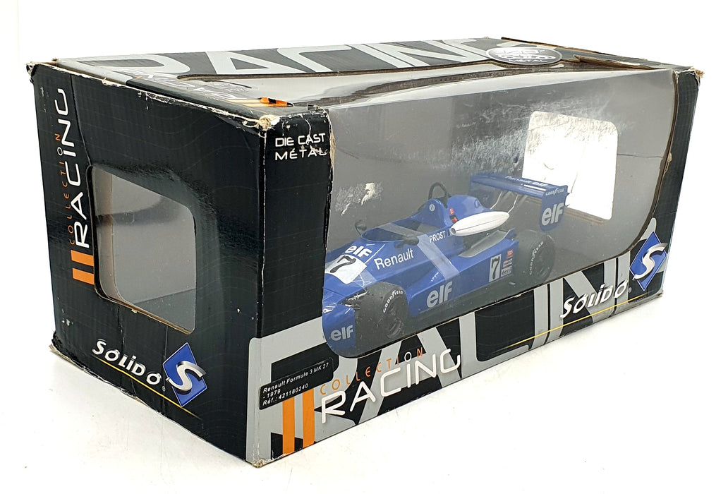 Solido 1/18 Scale Diecast 421180240 - Renault Formula 3 MK27 1979 A. Prost