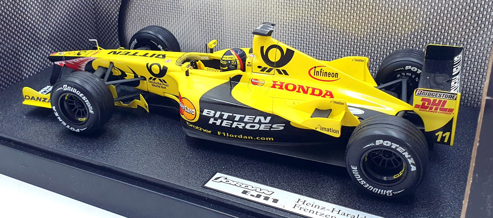 Hot Wheels 1/18 Scale 50196 - Jordan EJ11 Heinz Harald Frentzen F1