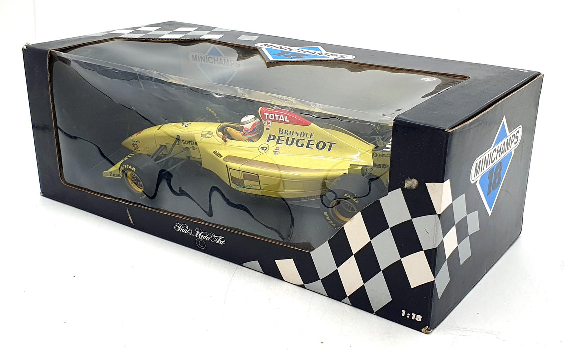 Minichamps 1/18 Scale Diecast 180 960082 Jordan Peugeot 1996 M Brundle