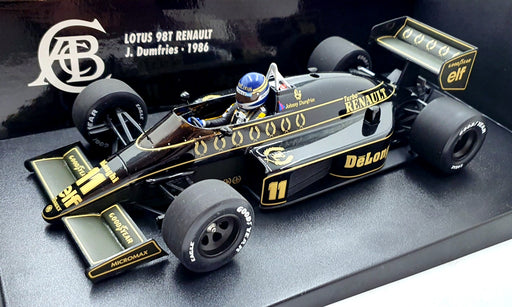 Minichamps 1/18 Scale 180 860011 - Lotus Renault 98T J. Dumfries 1986
