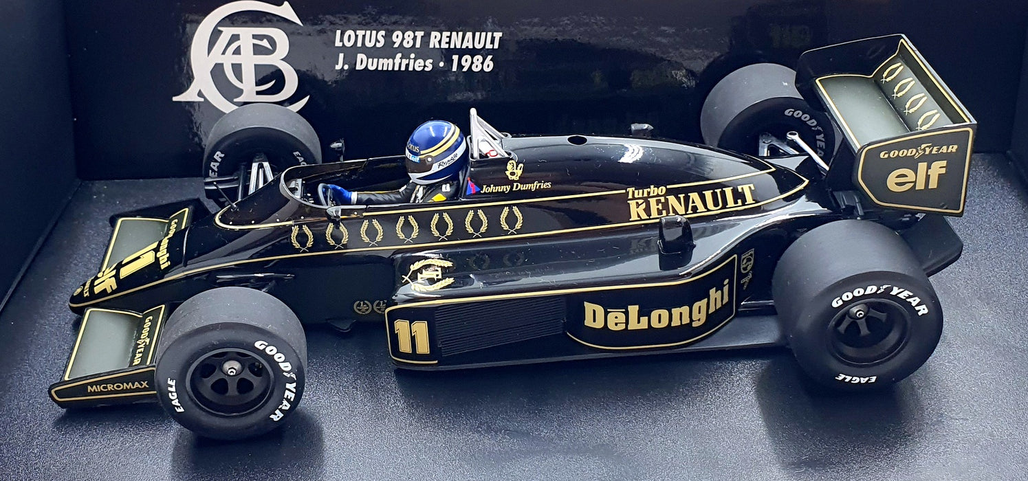 Minichamps 1/18 Scale 180 860011 - Lotus Renault 98T J. Dumfries 1986