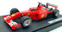 Hot Wheels 1/18 Scale Diecast 50202 Ferrari F2001 Michael Schumacher F1