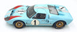 Exoto 1/10 Scale 10011 - Ford GT40 MKII 1966 #1 K.Miles - Blue/Red