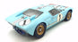 Exoto 1/10 Scale 10011 - Ford GT40 MKII 1966 #1 K.Miles - Blue/Red