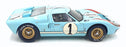 Exoto 1/10 Scale 10011 - Ford GT40 MKII 1966 #1 K.Miles - Blue/Red