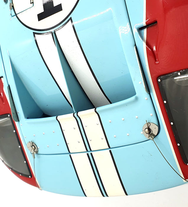 Exoto 1/10 Scale 10011 - Ford GT40 MKII 1966 #1 K.Miles - Blue/Red
