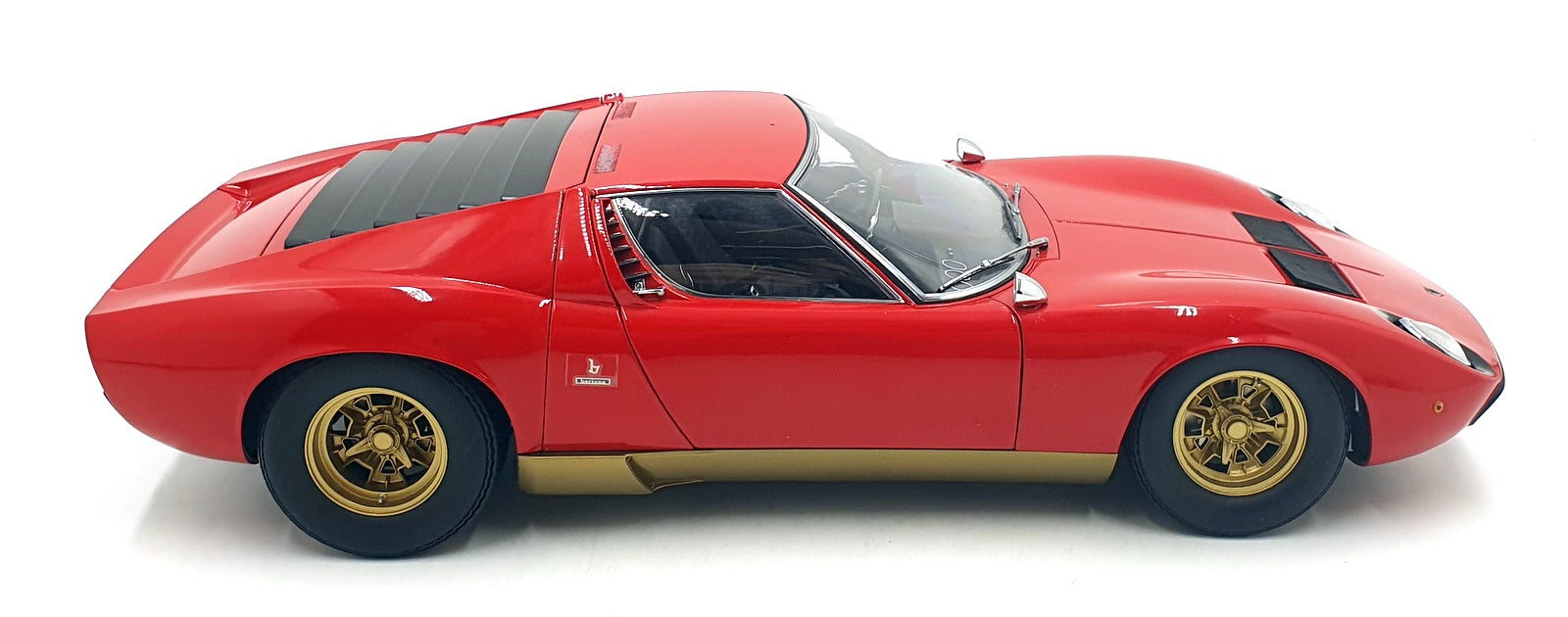Kyosho 1/12 Scale Diecast 08622R - Lamborghini Miura P400SV - Red