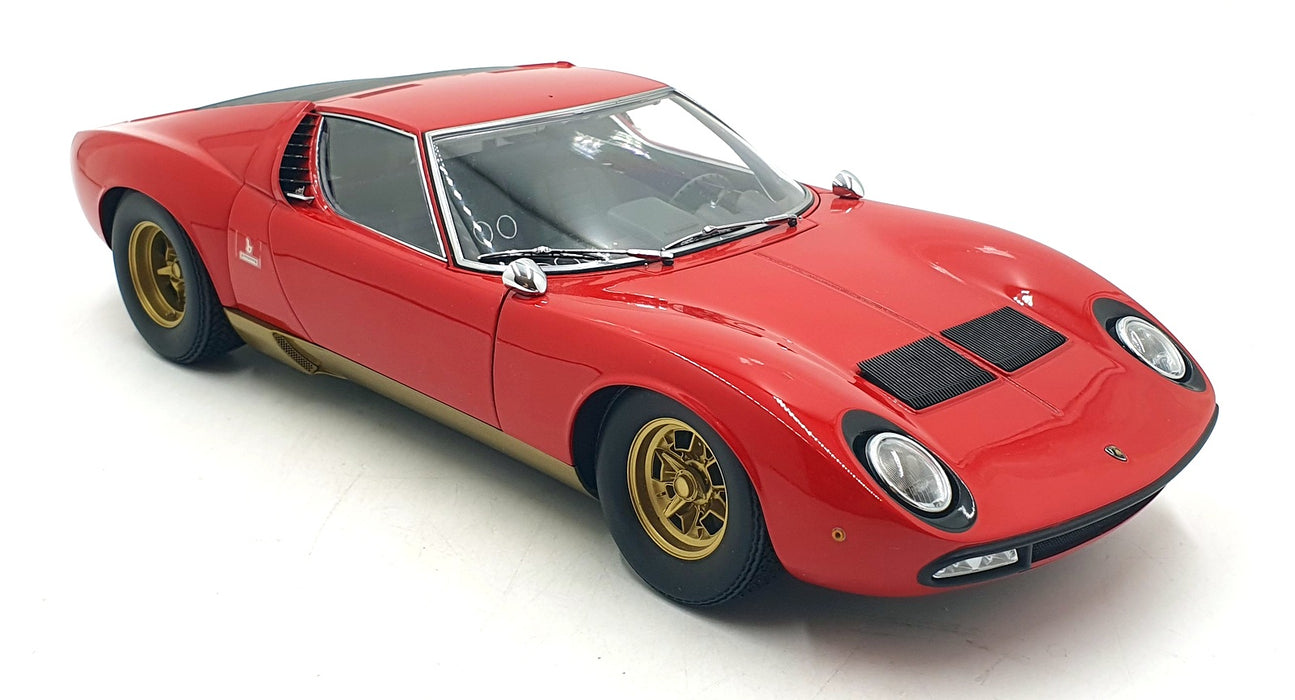 Kyosho 1/12 Scale Diecast 08622R - Lamborghini Miura P400SV - Red