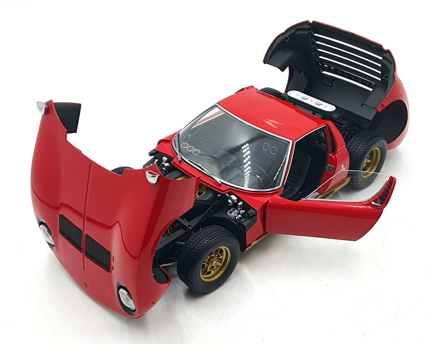 Kyosho 1/12 Scale Diecast 08622R - Lamborghini Miura P400SV - Red