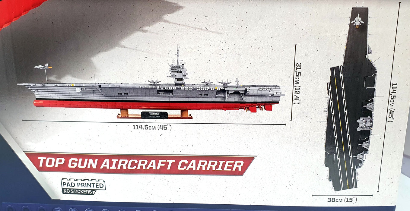Cobi Bricks 1/300 Scale 5922 - Top Gun Aircraft Carrier with Jets