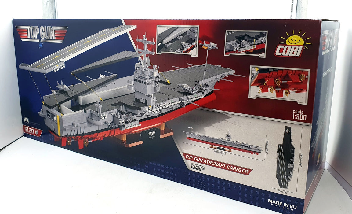 Cobi Bricks 1/300 Scale 5922 - Top Gun Aircraft Carrier with Jets
