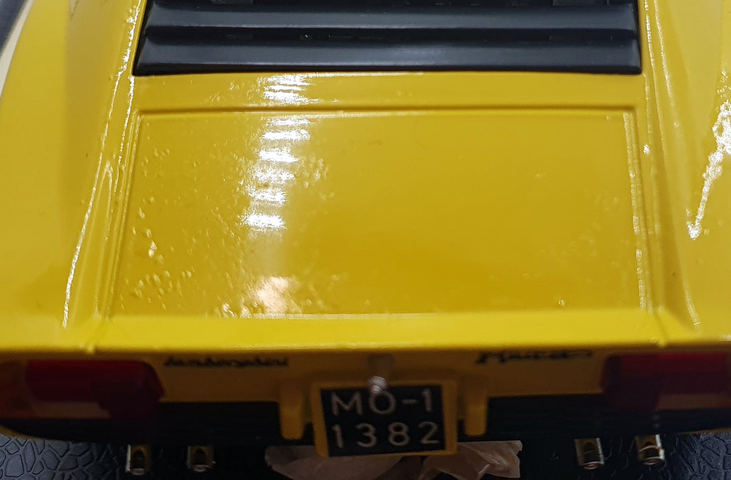 Anson 1/18 Scale Diecast 30302-W - Lamborghini Miura - Yellow