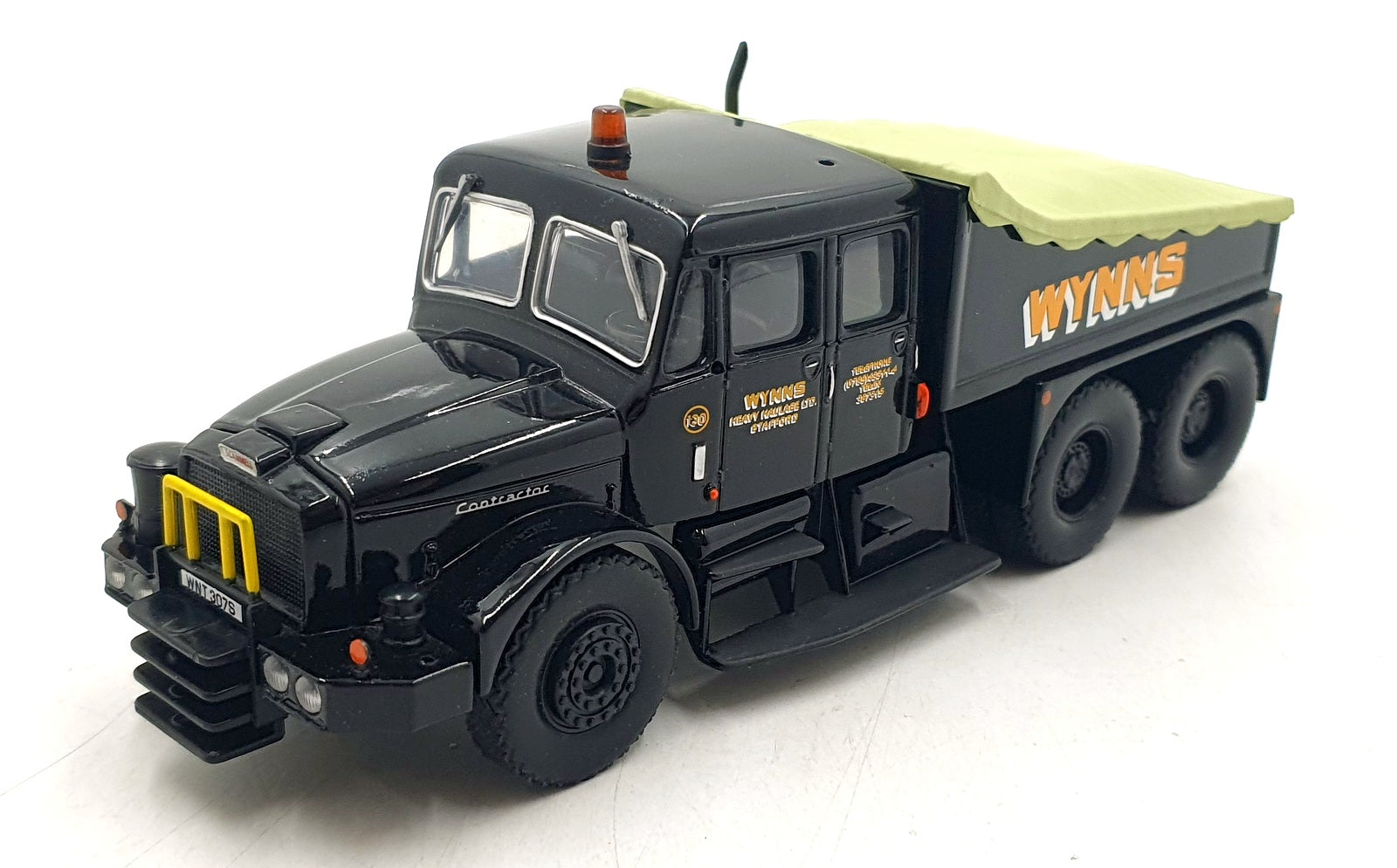 Corgi 1/50 Scale WYNN01 - Scammell Contractor Truck Wynns - Black