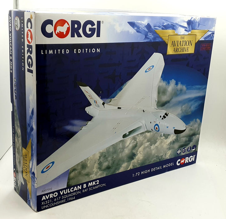 Corgi 1/72 Scale AA27202 Avro Vulcan B MK2 XL321 617Sqn Scampton 1964