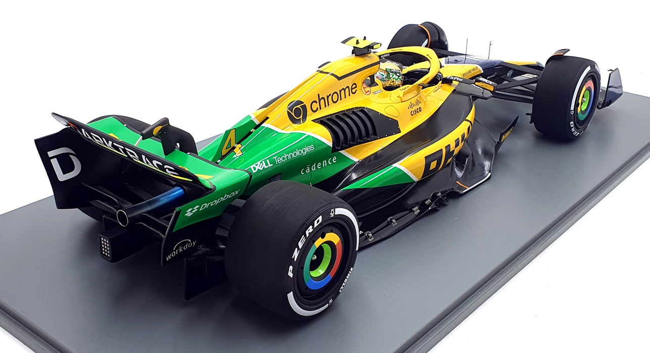 Spark 1/12 Scale 12S048 - McLaren F1 MCL38 Monaco Senna 2024 #4 L.Norris