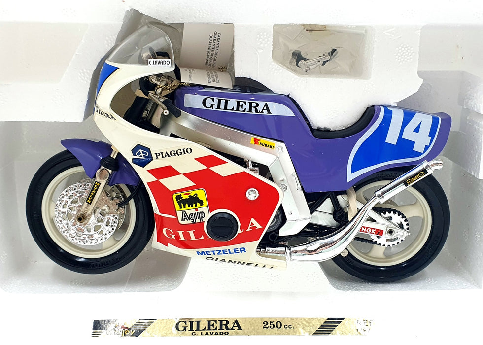 Guiloy 1/10 Scale 13823 - Gilera 250 cc. #14 C.Lavado