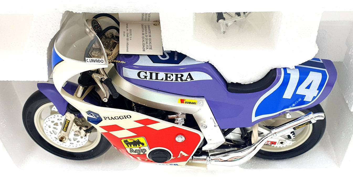 Guiloy 1/10 Scale 13823 - Gilera 250 cc. #14 C.Lavado