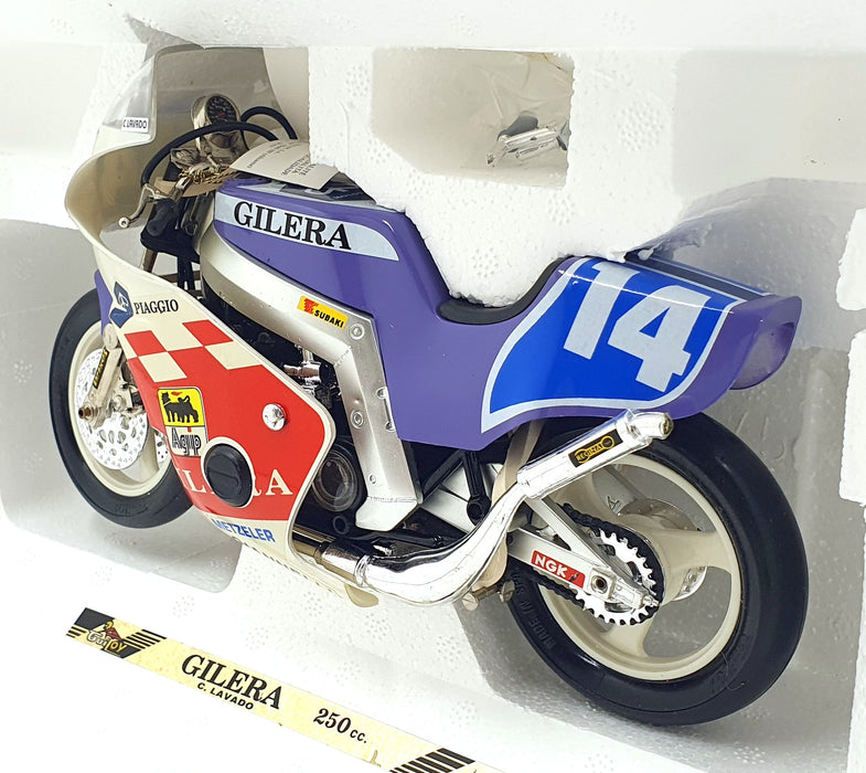 Guiloy 1/10 Scale 13823 - Gilera 250 cc. #14 C.Lavado