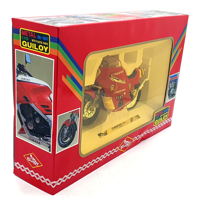 Guiloy 1/10 Scale 13820 - Cagiva 500 cc. #7 E.Lawson - Red