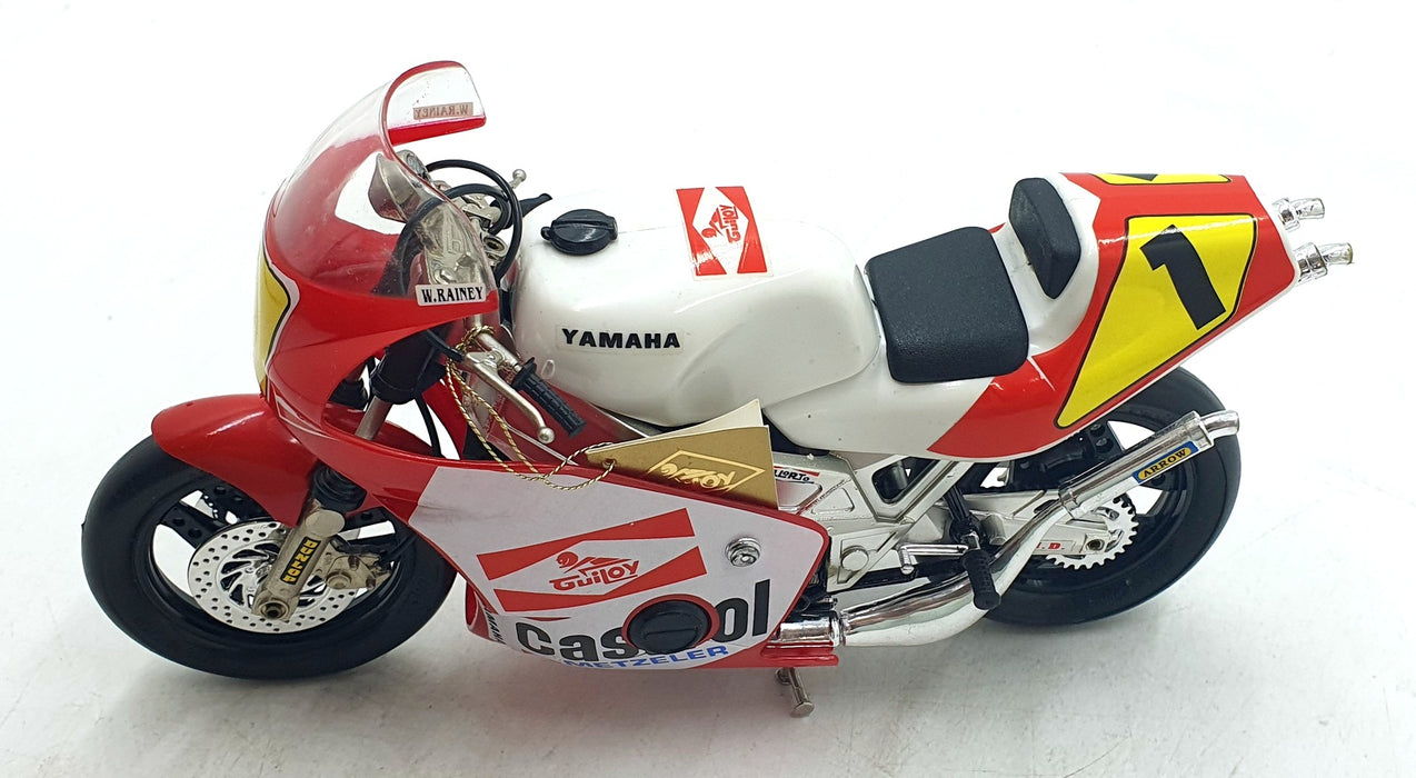 Guiloy 1/10 Scale 13834 - Yamaha 500 cc #1 W.Rainey - Red/White