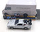 Jada 1/32 Scale 36848 Back To The Future Delorean Frost TM In Truck Box 40th Ann